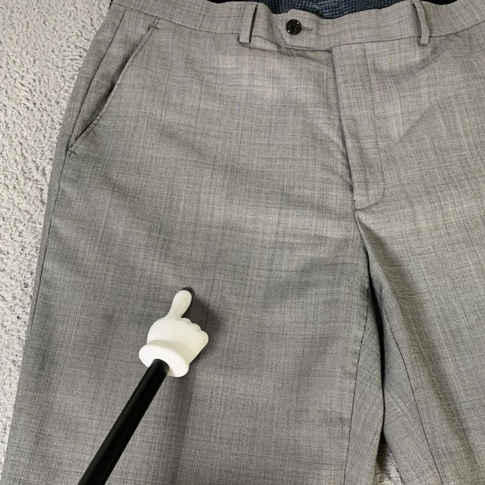 Lauren Ralph Lauren Dress‎ Pants Mens 34x32 [Measures 34x30] Gray Flat Front